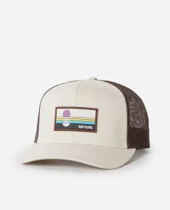 Rip Curl Custom Curve Trucker Cap Vintage White