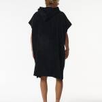 Rip Curl Logo hooded Poncho Black - imagine 3