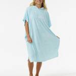Rip Curl Classic Surf hooded Poncho Sky Blue - imagine 1