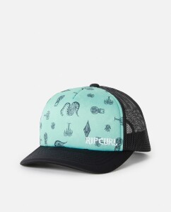 Rip Curl Weekend Trucker Cap Boy Washed Aqua
