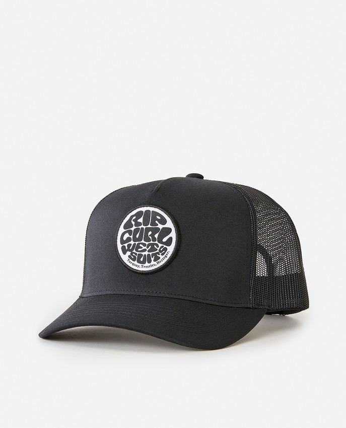 Rip Curl Wetsuit Icon Trucker Cap Boy Black