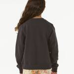 Rip Curl Tropic Search crew fleece Girl Washed Black - imagine 3