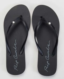 Rip Curl Script Wave Bloom Open Toe Black