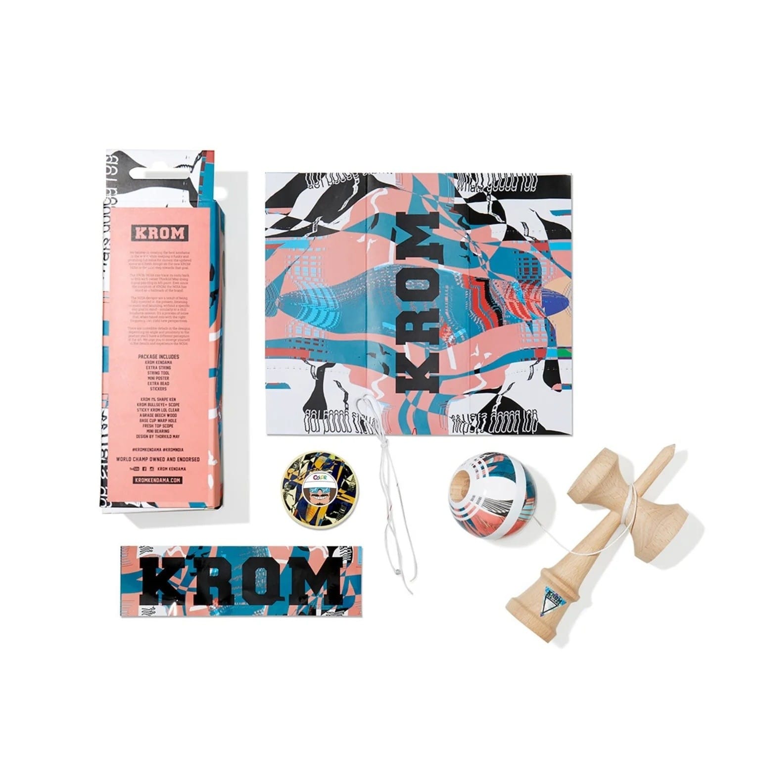 KROM Noia 4 — Kendama Intermediar Legendară | H2O Shop