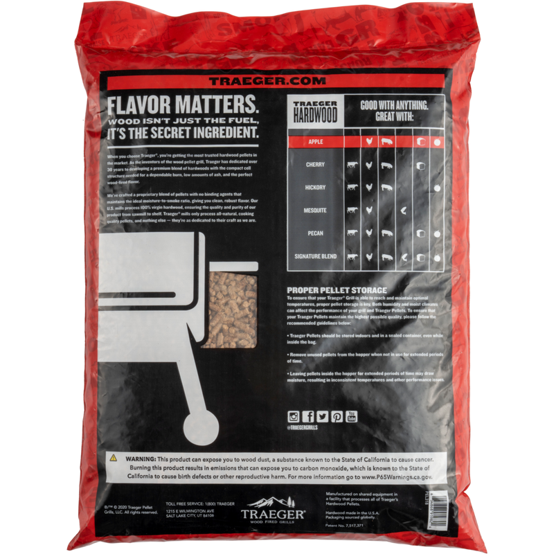 Traeger Apple BBQ Wood Pellets