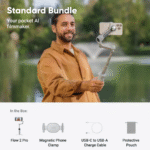 Insta360 Flow 2 Pro AI Tracker Bundle Summit White - imagine 6