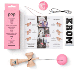 Krom Kendama Krom POP Rubber Pink BALANCE HOLE - imagine 2