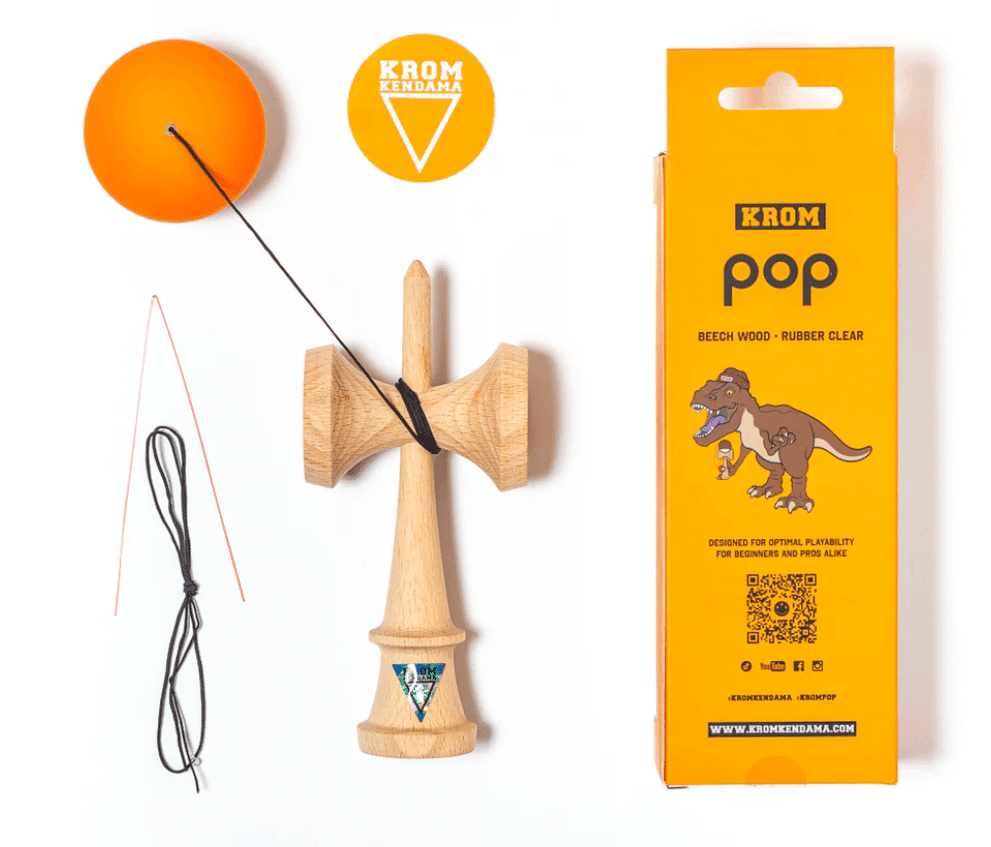 SmartBoom TOPFORM グッズ KROM POP Rubber Orange — Kendama Grip | H2O Shop