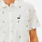 Rip Curl Hula Breach Short Sleeve Shirt White - imagine 2