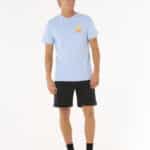 Rip Curl Wettie Passage Icon Tee Ice Blue - imagine 1