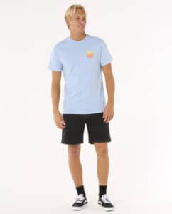 Rip Curl Wettie Passage Icon Tee Ice Blue