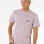 Rip Curl Surf Paradise Badge Update Tee Smokey Grape - imagine 1