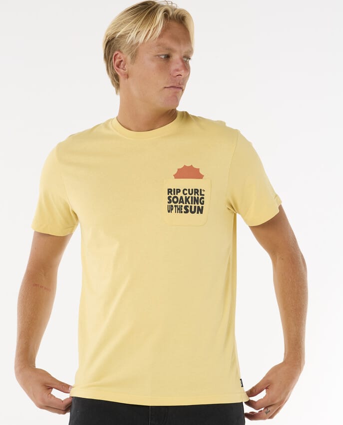 Rip Curl Sun Soaker Pocket Tee Straw
