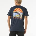 Rip Curl Shred Til Tee Dark Navy - imagine 2