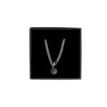 Krom Kendama Smiley Necklace - imagine 3