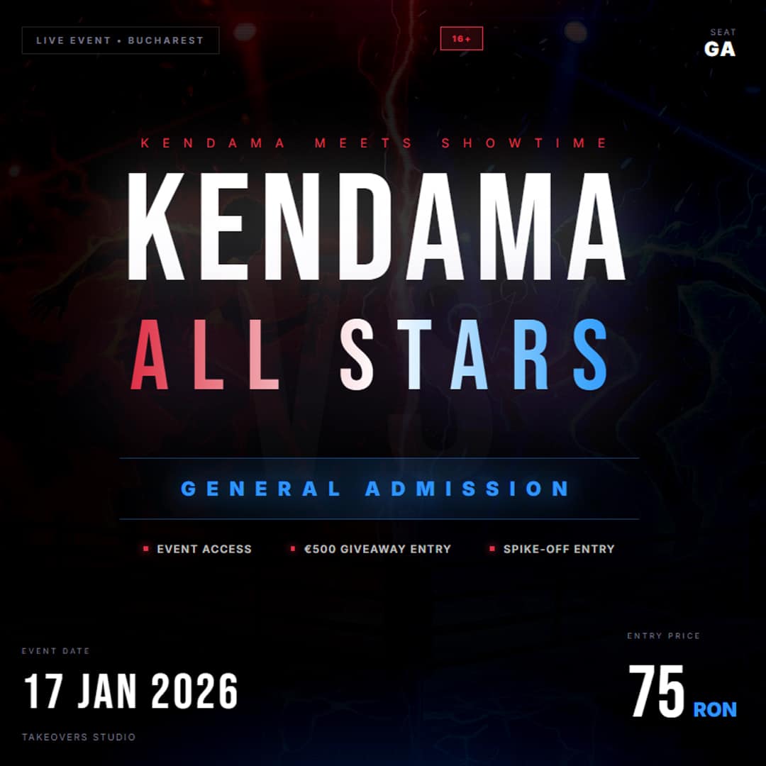 BILET GENERAL ACCES KENDAMA ALL STARS EDITION 2