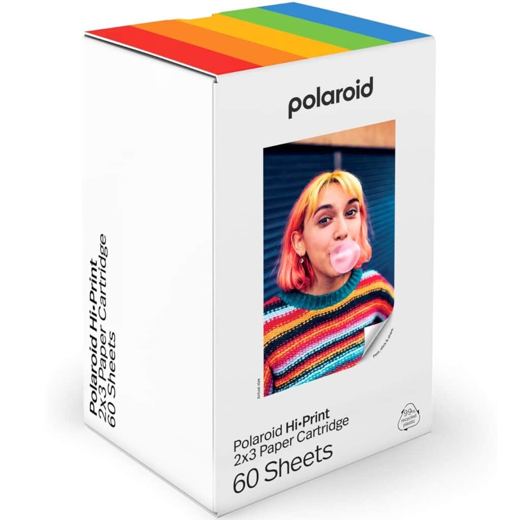 Polaroid HiPrint Generation 2 2×3 Paper Cartridge 60 Sheets (Triple Pack)