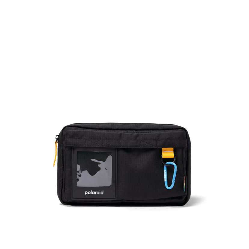 Polaroid Ripstop Crossbody Bag Black