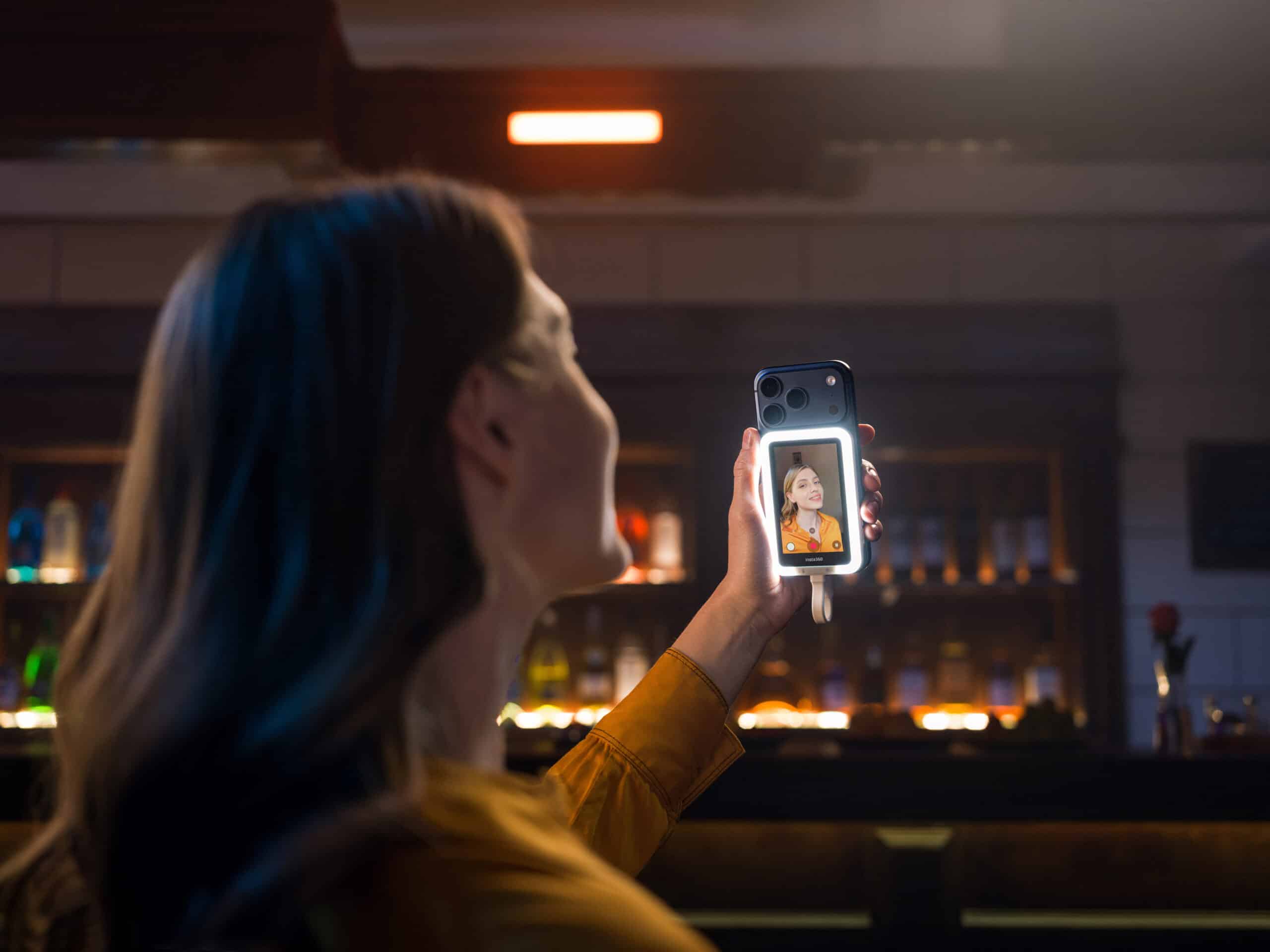 Insta360 Snap Selfie Screen with Light - Ecran selfie luminos