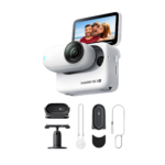 Insta360 GO 3S – Camera de Actiune 4K, 39g, Montare Magnetica, Action Pod cu Ecran Flip - imagine 8