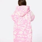 Rip Curl Mixed Snap Hooded Towel Poncho – Girl – Roz - imagine 2