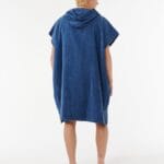 Rip Curl Logo Hooded Towel Poncho – Bleumarin - imagine 3