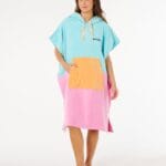 Rip Curl Premium Surf Hooded Towel Poncho – Light Sea Blue - imagine 1