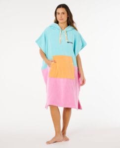 Rip Curl Premium Surf Hooded Towel Poncho – Light Sea Blue