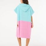 Rip Curl Premium Surf Hooded Towel Poncho – Light Sea Blue - imagine 3
