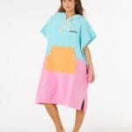 Rip Curl Premium Surf Hooded Towel Poncho – Light Sea Blue - imagine 4