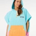 Rip Curl Premium Surf Hooded Towel Poncho – Light Sea Blue - imagine 6