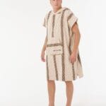 Rip Curl Classic Surf Hooded Towel Poncho – Crem - imagine 2