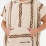 Rip Curl Classic Surf Hooded Towel Poncho – Crem - imagine 5