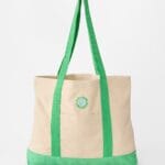Rip Curl Mixed Logo 25L Tote Bag – Natural/Green - imagine 1
