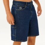 Rip Curl Nu Dose 22″ Denim Walkshort – True Indigo - imagine 7