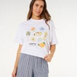Rip Curl Beach Days Pinstripe Short – Dusty Blue - imagine 5