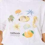 Rip Curl Poolside Heritage Tee – Optical White - imagine 5