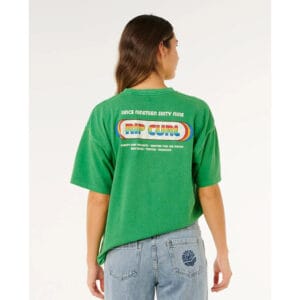 Surf Revival Heritage Tee – Bright Green