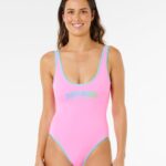 Rip Curl Surf Puff One Piece Swimsuit – Light Pink - imagine 1