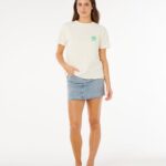 Rip Curl Surf Puff Party Pack Relaxed Tee – Crem - imagine 4