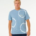 Rip Curl Pacific Rinse Fin Tee – Faded Denim - imagine 1