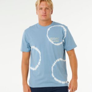 Pacific Rinse Fin Tee – Faded Denim