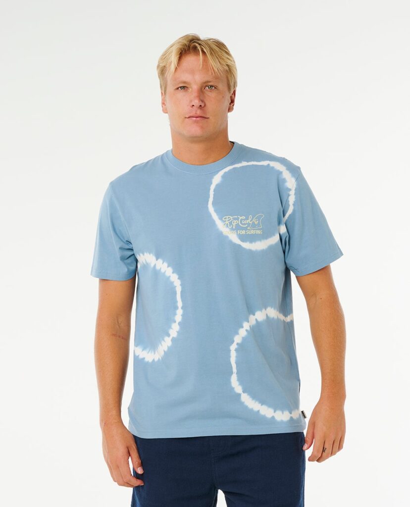 Rip Curl Pacific Rinse Fin Tee – Faded Denim