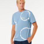 Rip Curl Pacific Rinse Fin Tee – Faded Denim - imagine 2