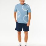 Rip Curl Pacific Rinse Fin Tee – Faded Denim - imagine 4