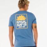 Rip Curl Pacific Rinse Sunrise Tee – Bluefin - imagine 3