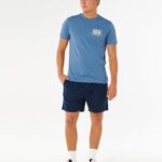 Rip Curl Pacific Rinse Sunrise Tee – Bluefin - imagine 4
