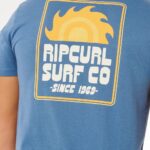Rip Curl Pacific Rinse Sunrise Tee – Bluefin - imagine 5