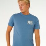 Rip Curl Pacific Rinse Sunrise Tee – Bluefin - imagine 6