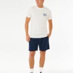 Rip Curl Pacific Rinse Sunrise Tee – Crem - imagine 3